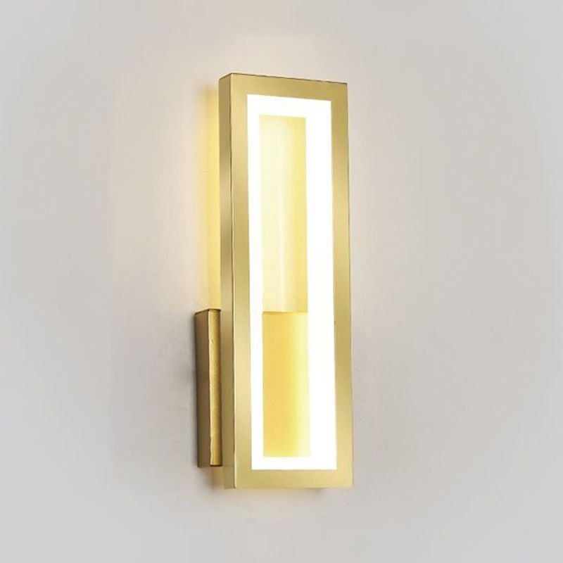 Luz de pared lineal moderna luces de apliques creativas de pared para sala de estar de dormitorio de hotel