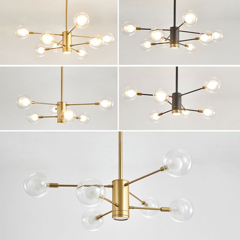 Semplicità postmoderna Simplicity Starburst Apparecchiatura di illuminazione sospesa in vetro Fissature di illuminazione a sospensione per il ristorante