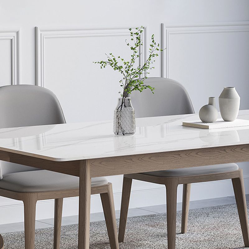 Modern Style Solid Wood Dining Set 1/4/5/7 Pieces Dining Set for Dining Areas