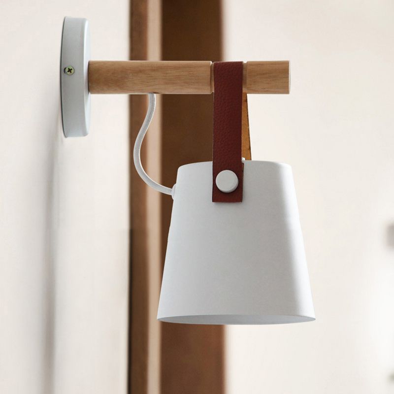 Contemporary Wooden Wall Light Simple Wall Light Sconce for Living Room