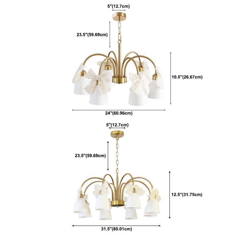 Cerámica Contemporáneos de lámparas colgantes Sputnik Luz de techo para dormitorio