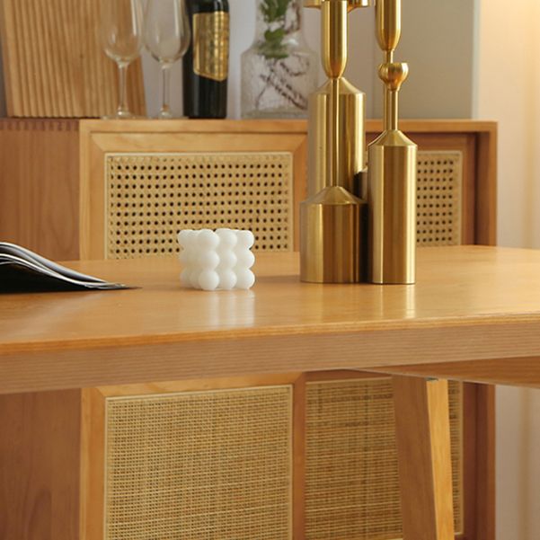 Modern 1/3/5/7 Pieces Dining Set Rectangle Pine Wood Dining Table for Dining Room