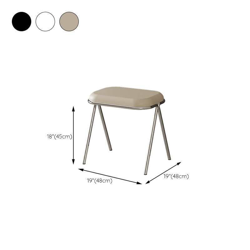 Wood Standing Makeup Vanity Set Modern Makeup Vanity with Metal Base