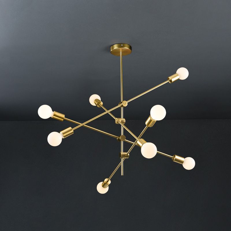 Metal Antique Antique Posting Lighting Accesors Sputnik Sphere Luces colgantes para sala de estar