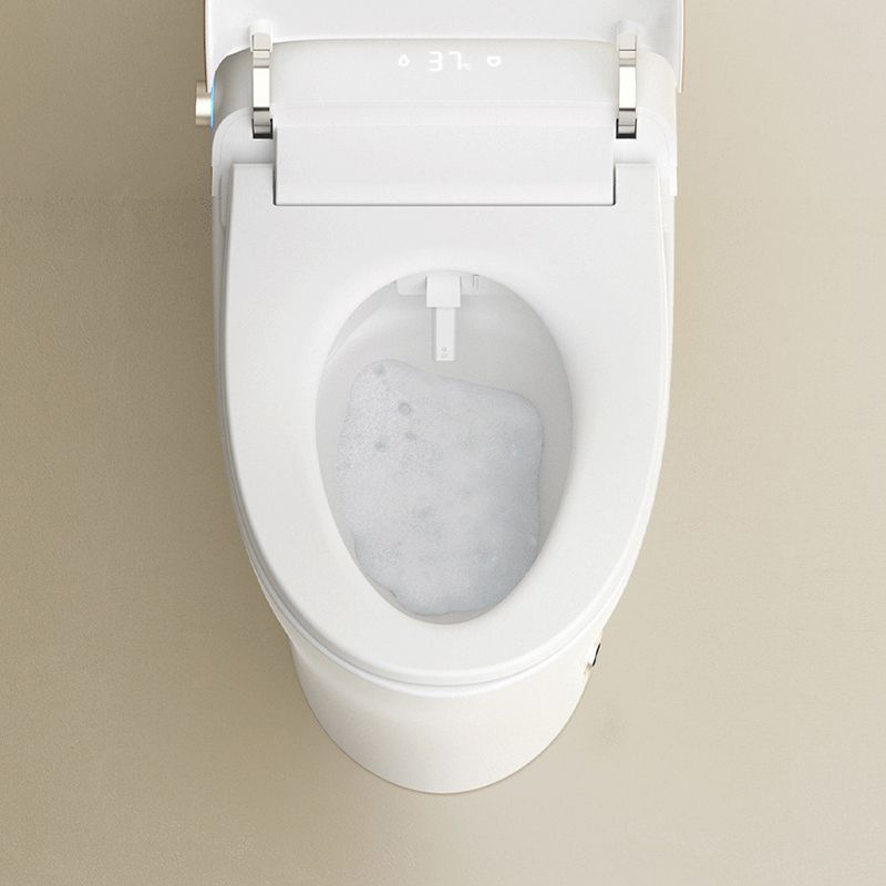 Modern Indoor Siphon Jet Toilet Bowl Floor Mounted All-In-One Toilet