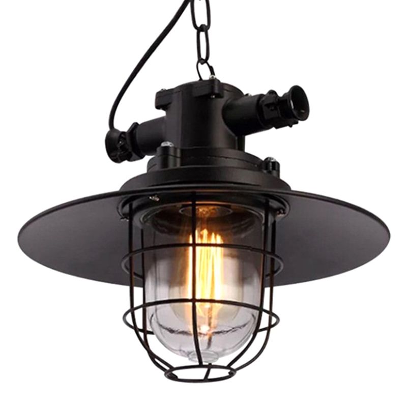 Metal Black Black Black Affermazione Light Gage Shade Industrial Spender Segret for Restaurant
