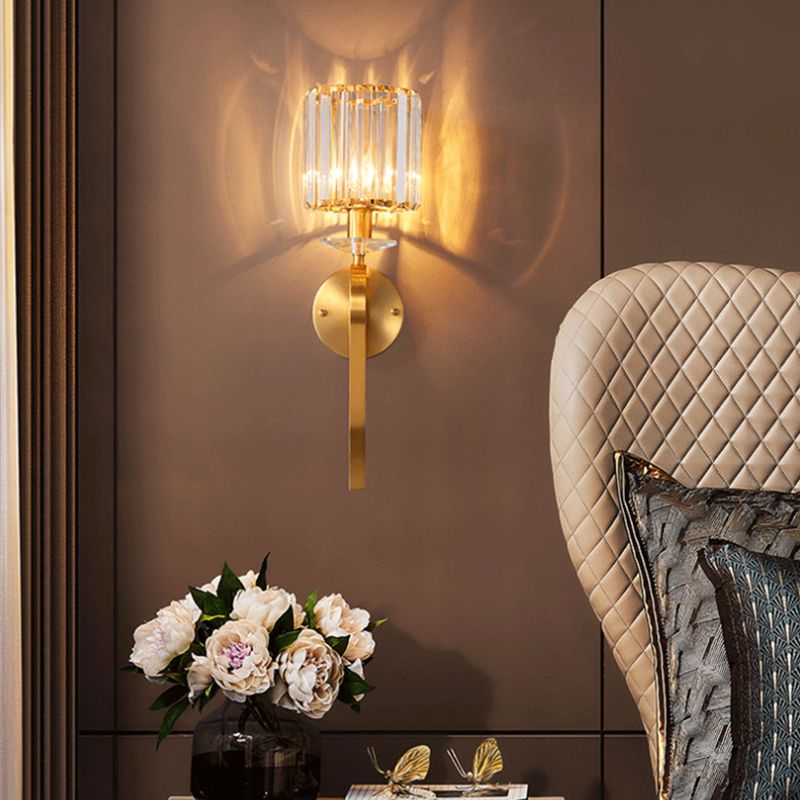 Unique Shape Wall Mount Light Fixture Modern Wall Mounted Lighting in Gold Fixture