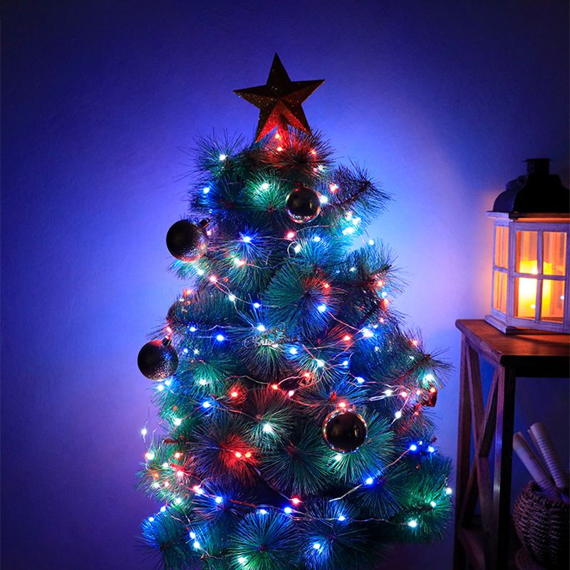 Modern Symphony LED Silver Wire Global Rope Light for Christmas Tree Decorate