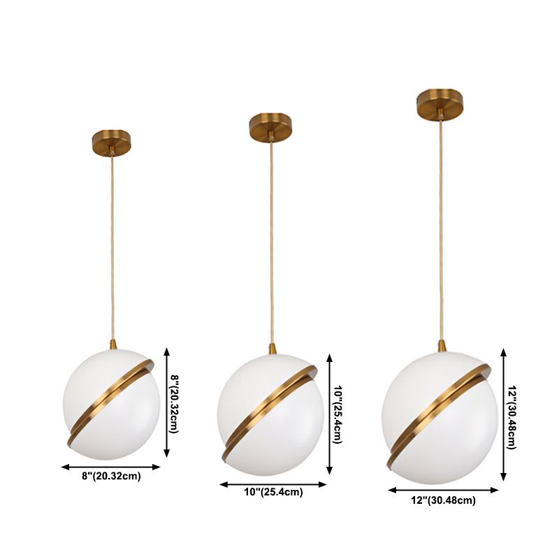 Pendante intérieure minimaliste, Éclairage pendentif en acrylique à 1 lumière