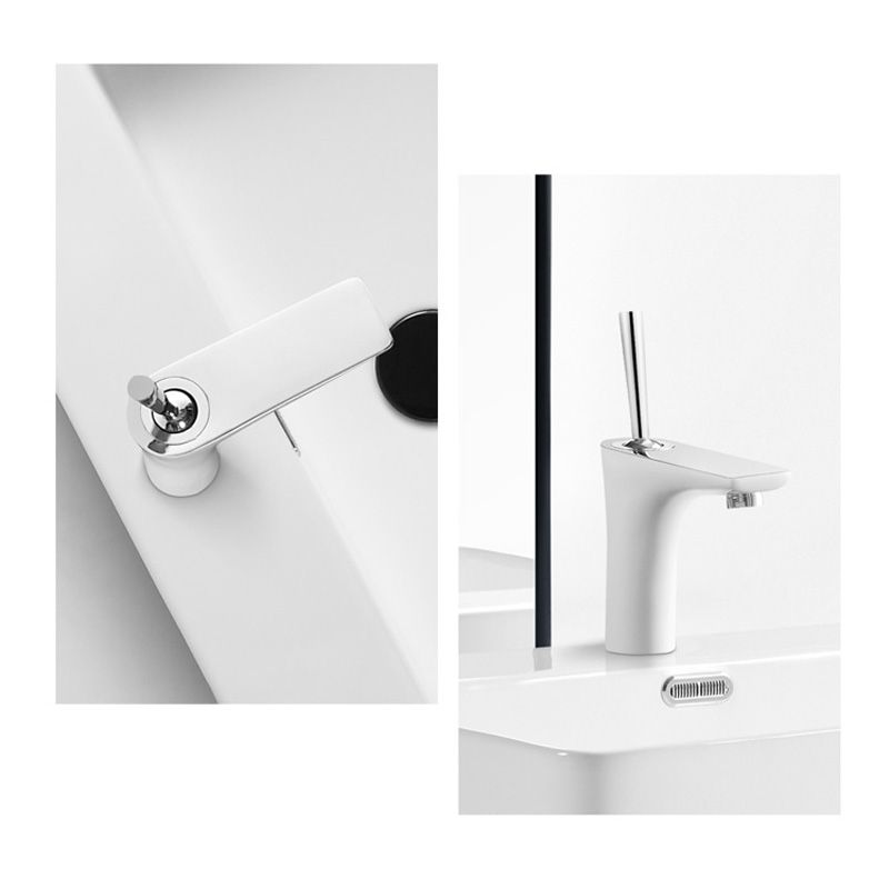 Modern Style Bathroom Sink Faucet with 1-Handle Brass Sink Faucet