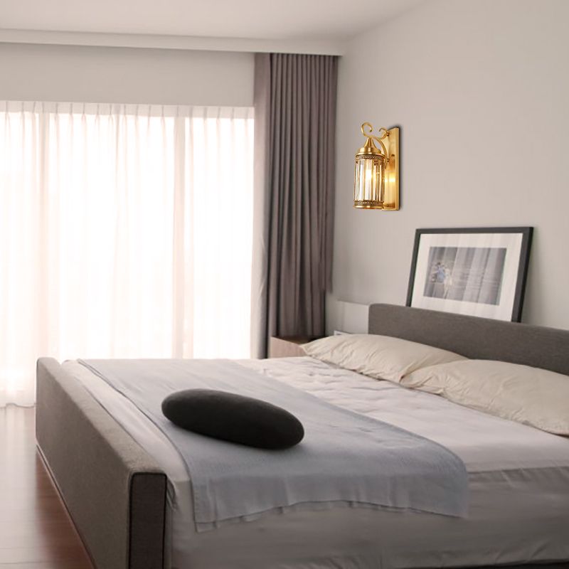 Cilindro de metal de metal tradicionalismo 1/3 bombas de entrada de luz de luz en latón, 6.5 "/10" de ancho