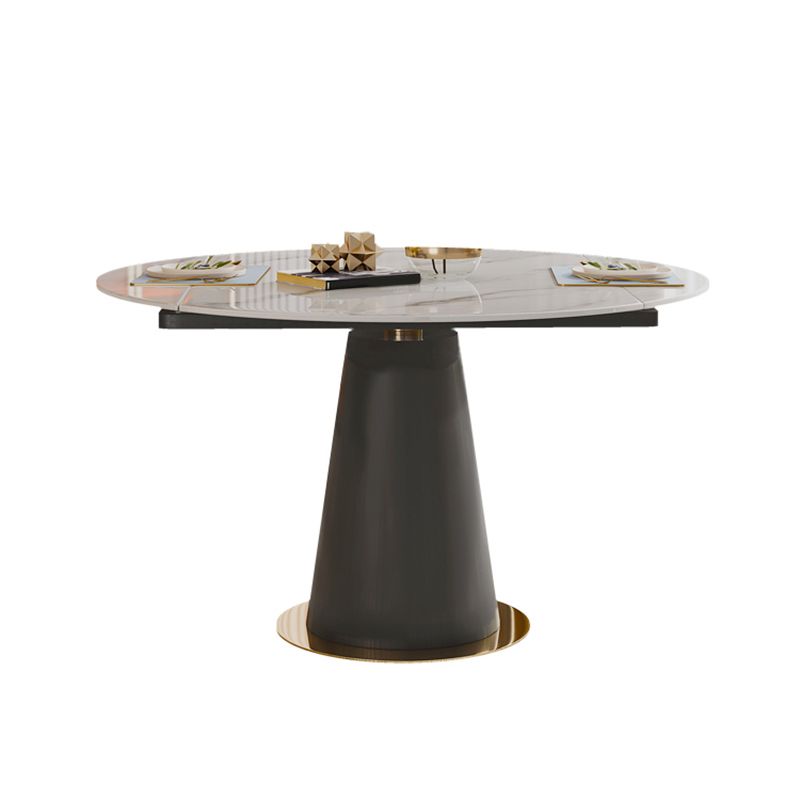 Glam Style Sintered Stone Dining Set 1/2/6/7 Pieces Dining Set for Dining Areas