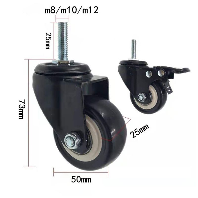 Modern Rolling Kitchen Cart Wood Rectangular Kitchen Trolley for Home Use