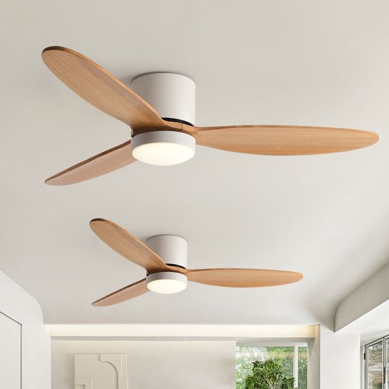 Contemporary Ceiling Fan Light Fixture Minimalist Ceiling Flush Mount for Bedroom