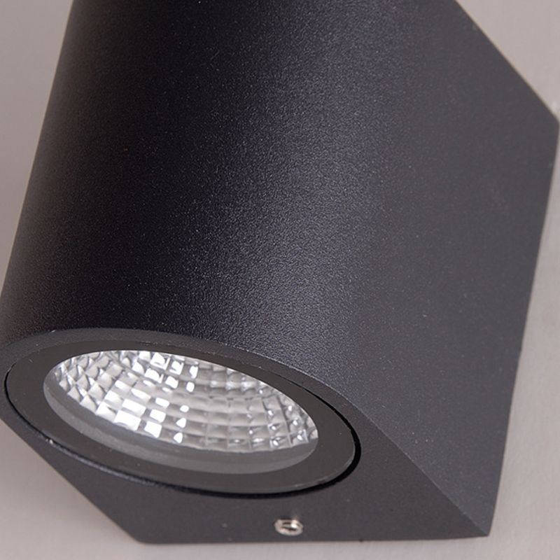 Multi -Lichter Geometrische Wandmontage moderner Metallwandscheibe in Schwarz