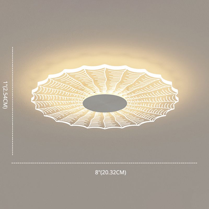 Ultrathin Acrilico Flush Mount Light Minimalista LED Clear Flushmount per Hallway