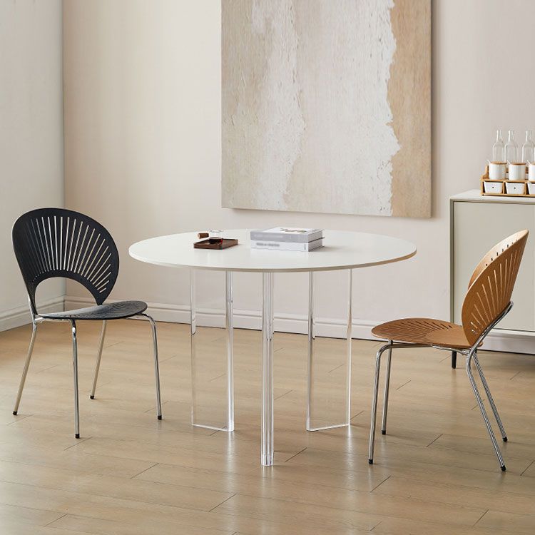Modern 1/3 Pieces Dining Set Round Stone Dining Table for Dining Room Kitchen