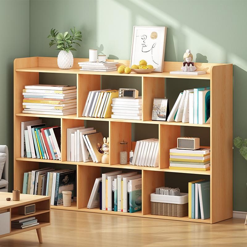 Scandinavian Engineer Wood Bookshelf 7.8" W Bookshelf for Home
