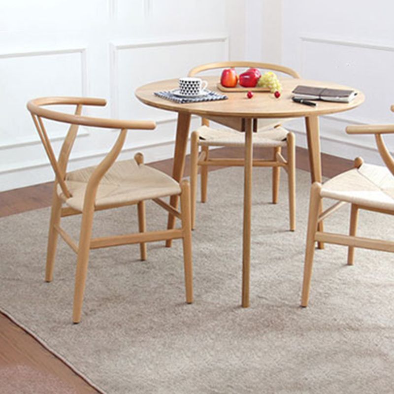 Kitchen Wood Dining Side Chair Industrial Style Chair for Kitchen