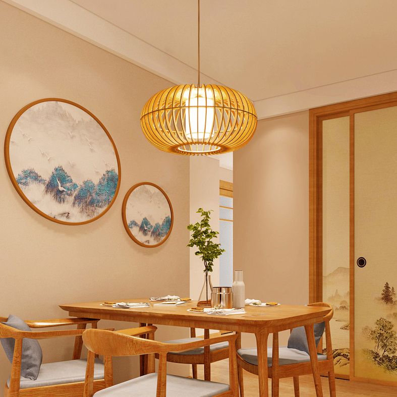 Holzkäfig Anhänger Licht modern