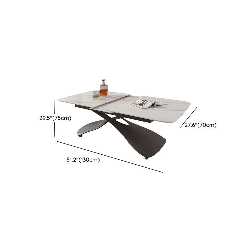 No Distressing Slate Coffee Table Rectangle Cocktail Table for Bedroom