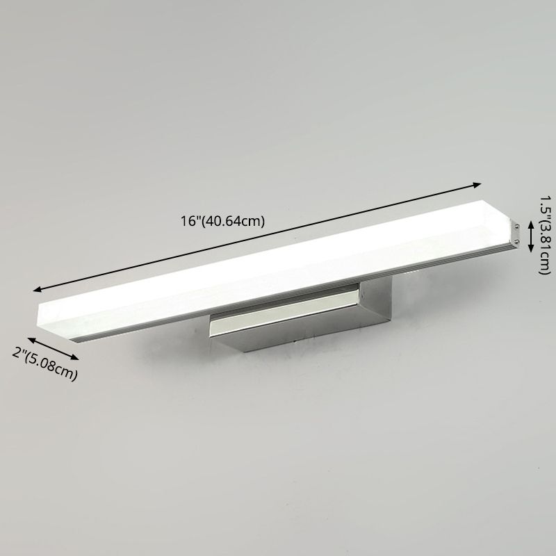 Modern Linear Vanity Wall Light Fixtures Acrylic Vanity Sconce