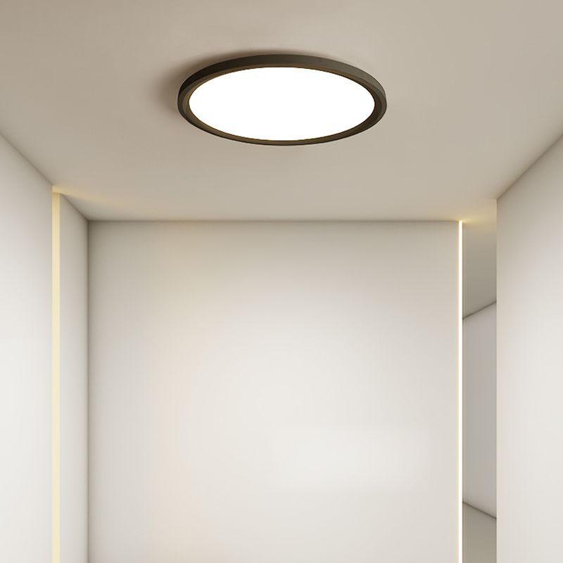 Illuminazione per montaggio a soffitto a LED ad anello Plafoniere moderne da incasso con paralume in acrilico