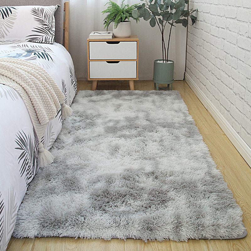 Weicher mehrfarbiger Rug-Rug-Synthetik Nordic Style Teppich Anti-Schlupftier-Friend-freundlicher Maschinenwaschableie für Schlafzimmer