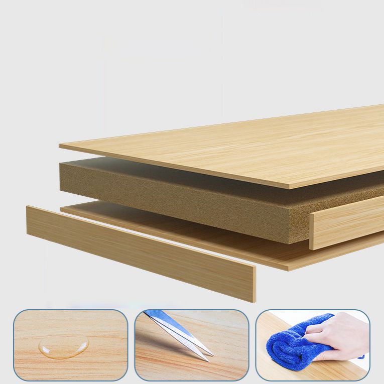 Engineered Wood Bookshelf Open Back Shelf Bookcase for Study Room