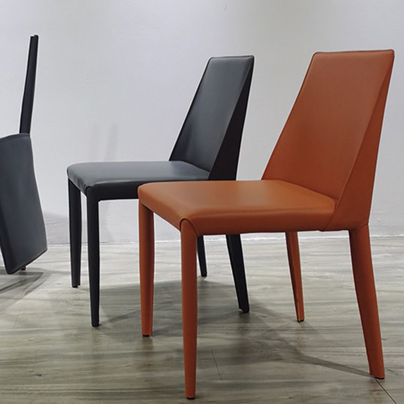Contemporary Dining Room Chair Faux Leather Dining Chair for Home