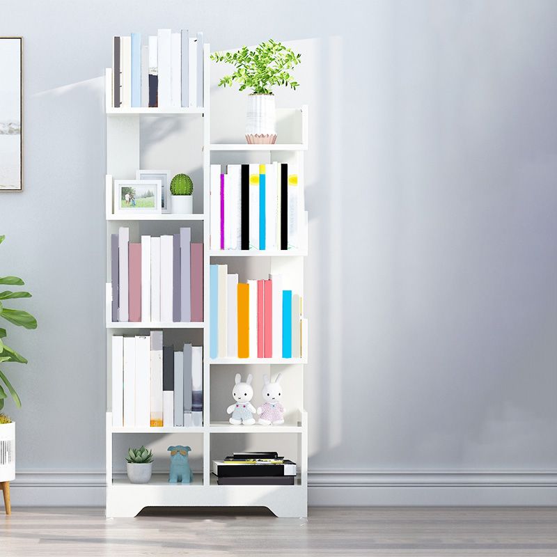 Wood Standard Kids Bookcase Contemporary Storage Bookcase Stain Resistant