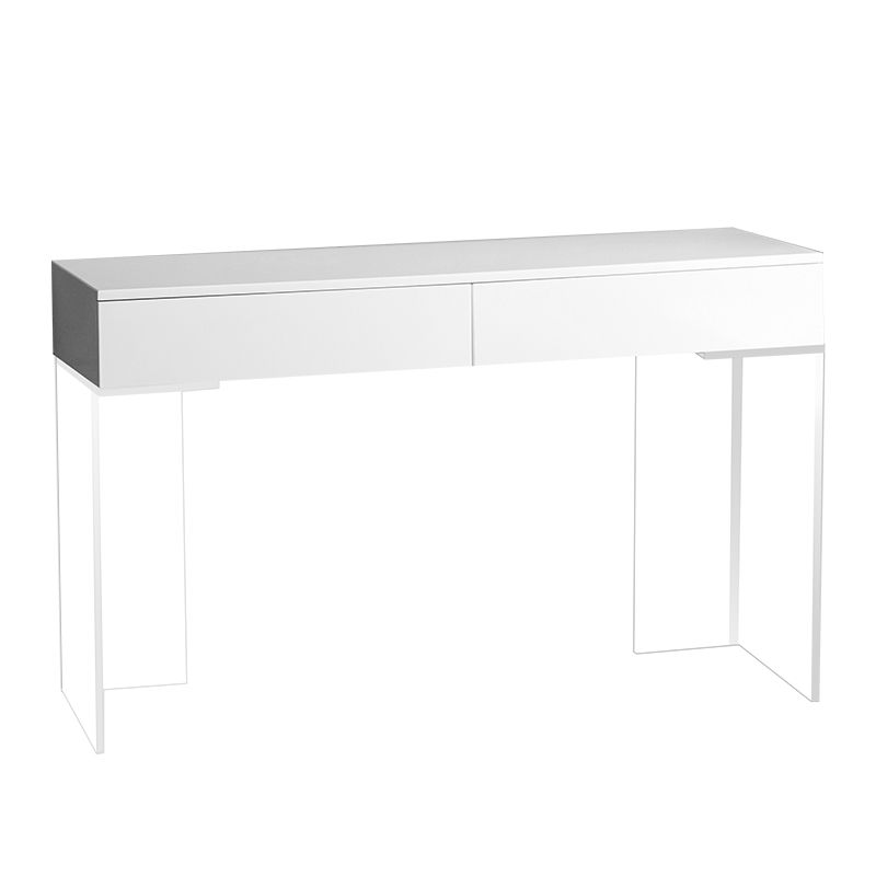 Contemporary Vanity 2 Storage Drawers 29.52" H Make-up Vanity Desk