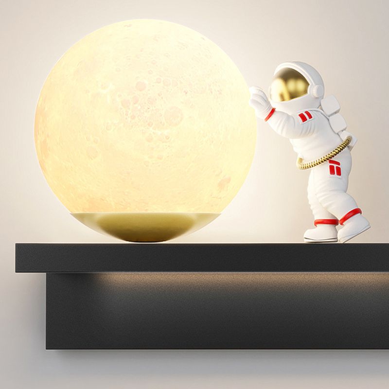 Modern Wall Light Fixture Astronaut Wall Light Sconce for Kid's Bedroom