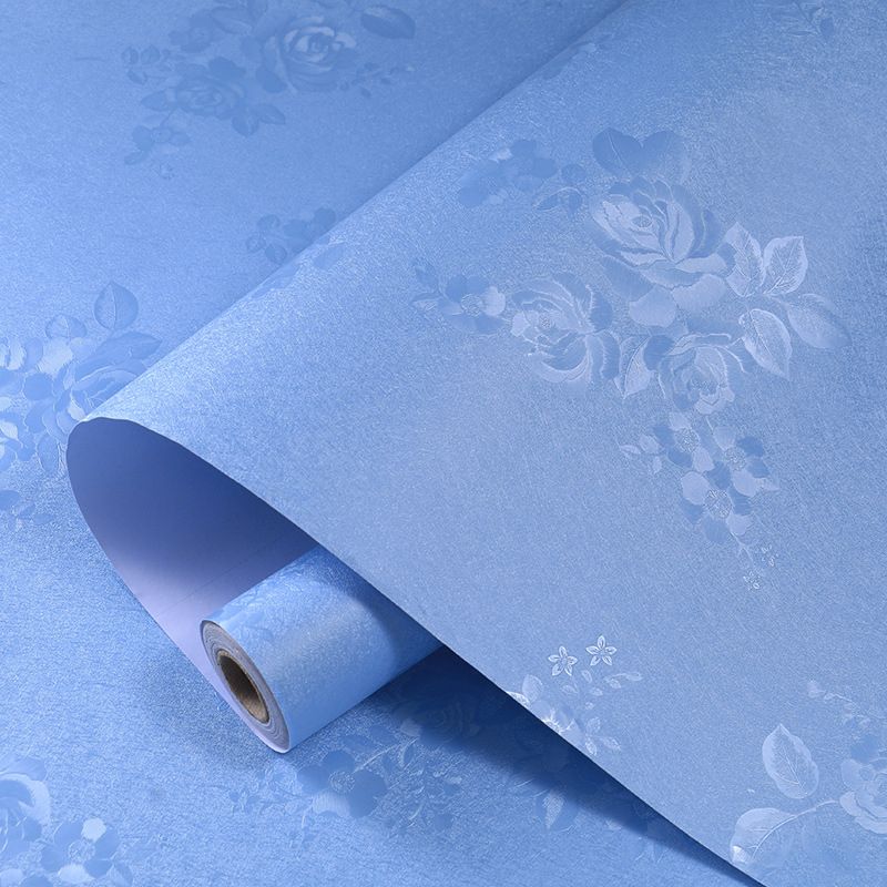 Eigentijdse stijl behangrol effen gekleurd Peel and Stick wanddecoratie, meerkleurig