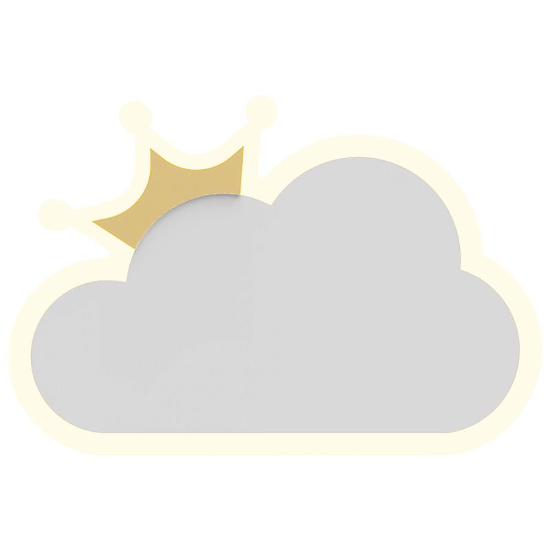 Metal Wall Sconce Lighting Kids Style LED Wall Mounted Lighting