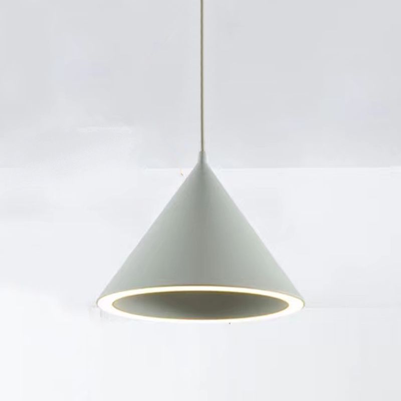 Contemporary Style Cone Pendant Lamp Metal 1 Light Hanging Pendant Light