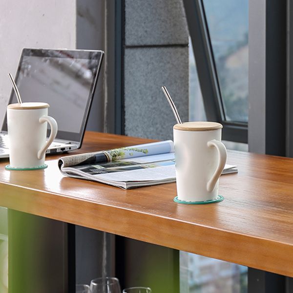 Indoor Solid Wood Bar/Dinette Table with Storage Rectangle Industrial Bar Table