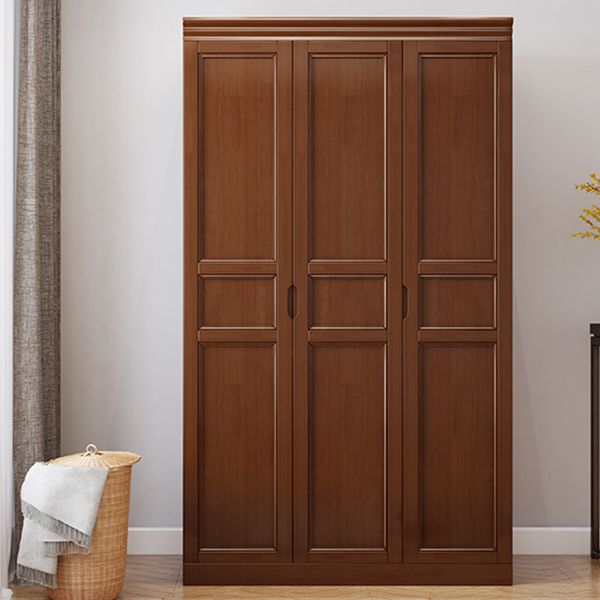 Solid Wood Traditional Cabinet with 1 Drawer Matte Finish Storage Cabinet