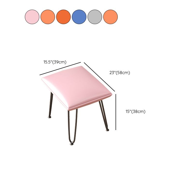 Contemporary Upholstered Rocker Chair Metal Frame Spindle Rocker Chair with Ottoman