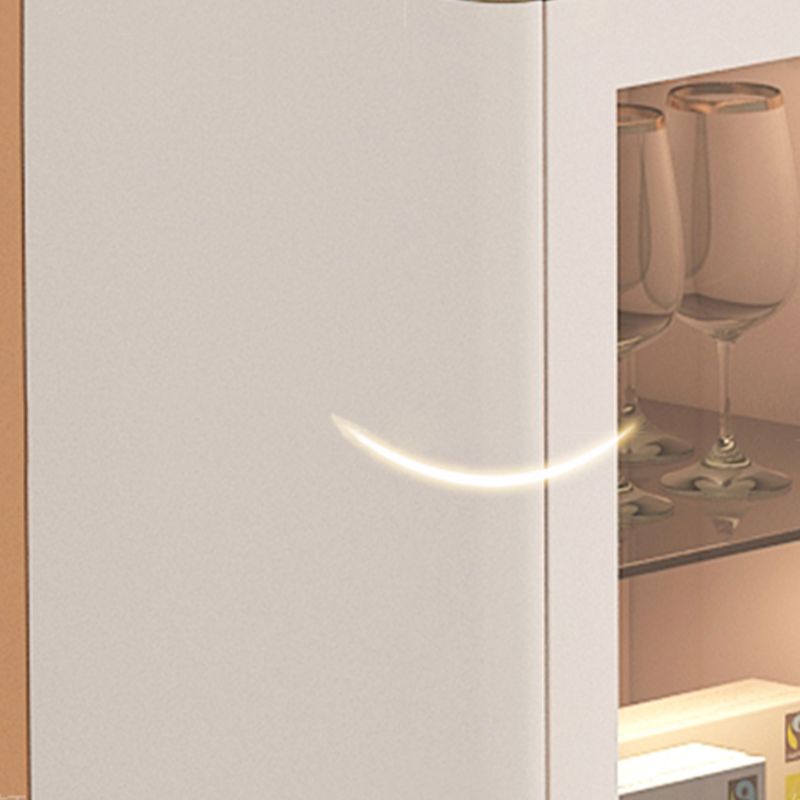 Folding Bar Pub Table Set 2/3 Pcs Storage Base Bar Table and Upholstered Stools