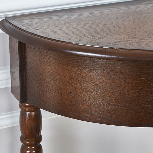 Mid-Century Modern Console Table Antique Finish Console Sofa Table