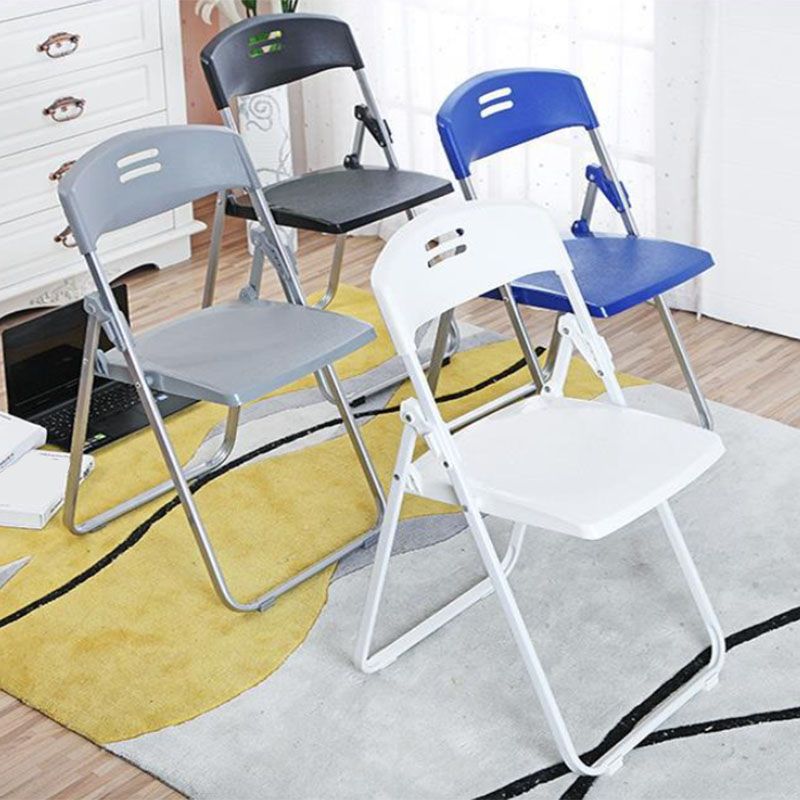 Modern Armless Upholstered Conference Chair Steel Office Chair