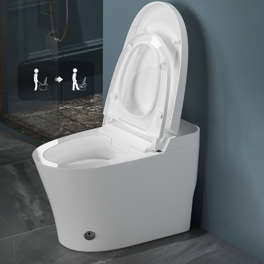 Modern Elong Toilet Bowl One Piece Toilet with Seat for Bathroom
