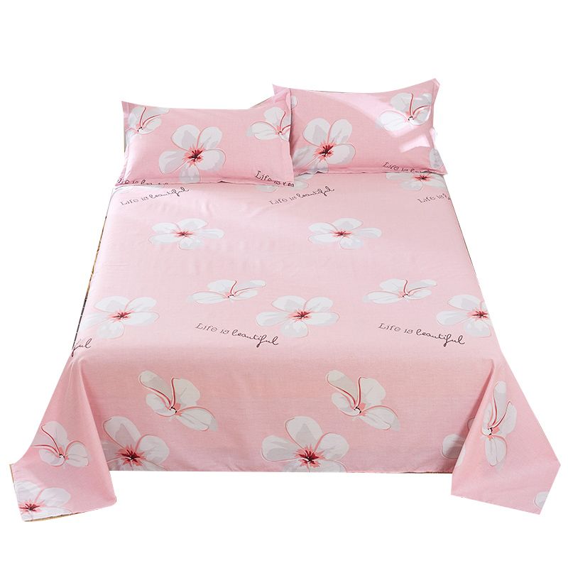 100 Cotton Bed Sheet Set Soft & Smooth Breathable Bed Sheet Set