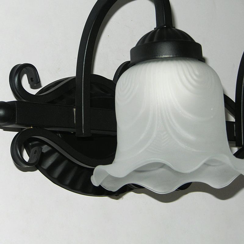 Simpuzzo specchio per trucco leggero americano American Glass Shade Mirror Fare lampada