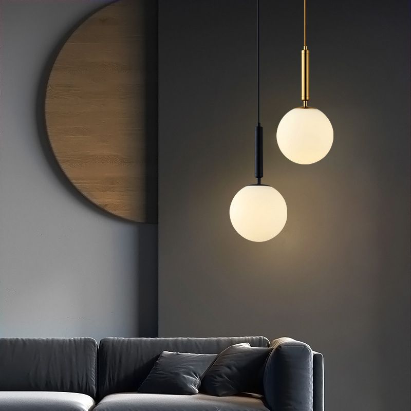 Planet plafond hanglamp postmodern glas 1-licht slaapkamer slingerverlichting