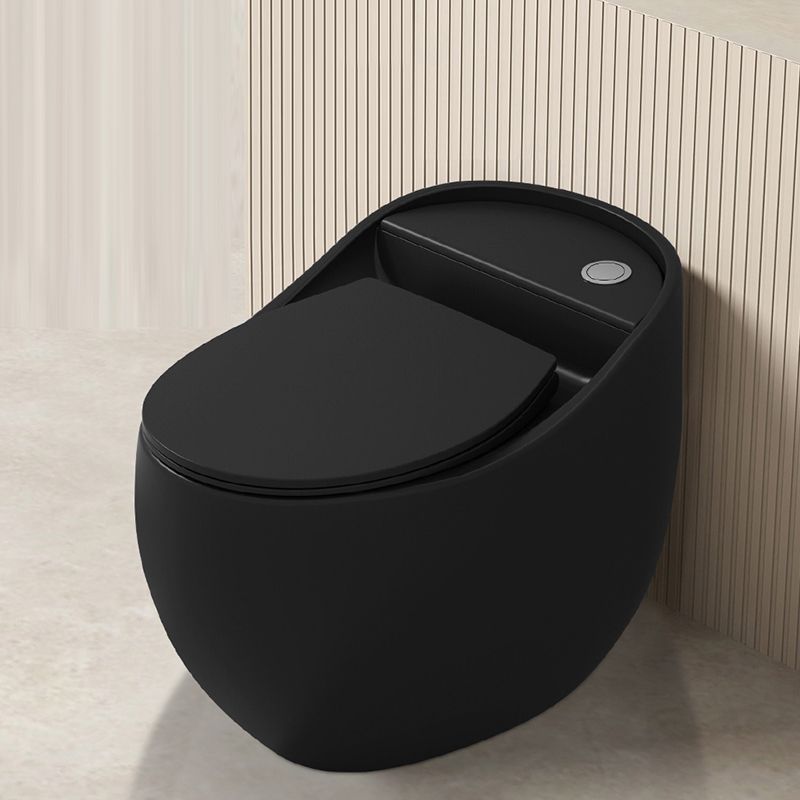 Contemporary Siphon Jet Toilet Bowl Slow Close Seat Included Urine Toilet for Washroom