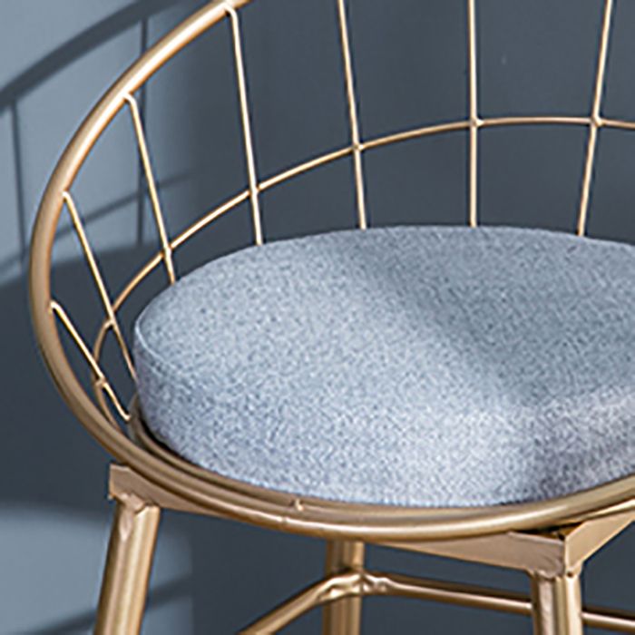 Nordic Style Bucket Counter Stools for Home Upholstered Bar Stools