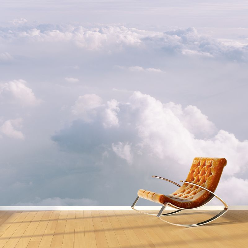 Modern Style Mural Wallpaper Fantastic Sky Environment Friendly Bedroom Wall Mural