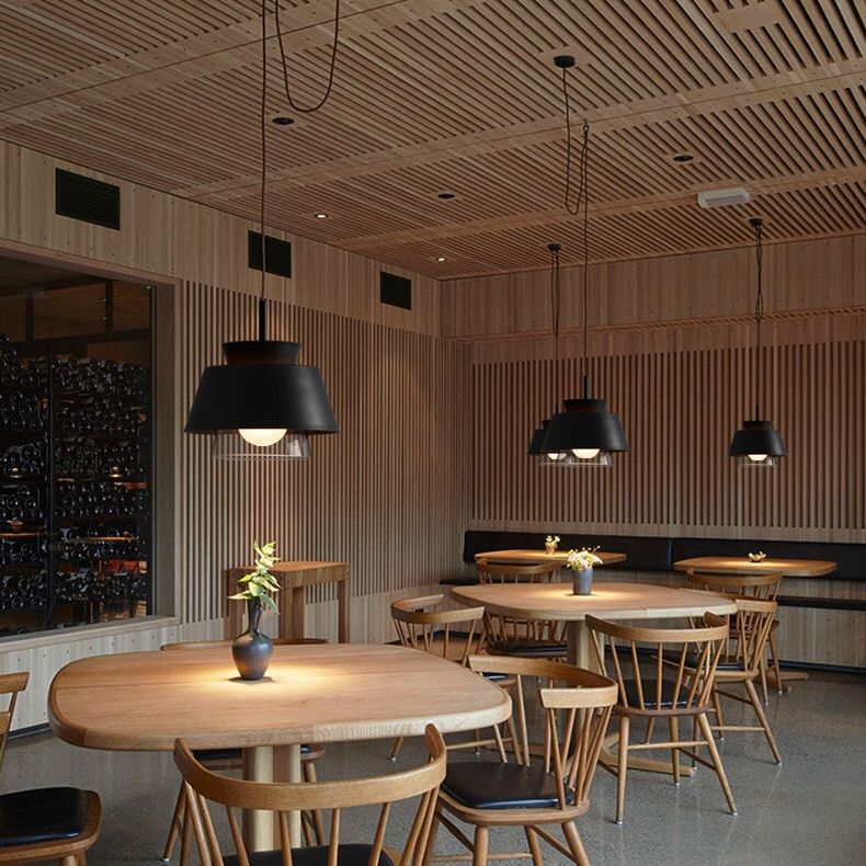 Modern Upside Down Trifle Pendant Light Metal Macarons 1-Light Pendant Lighting for Dining Room Table